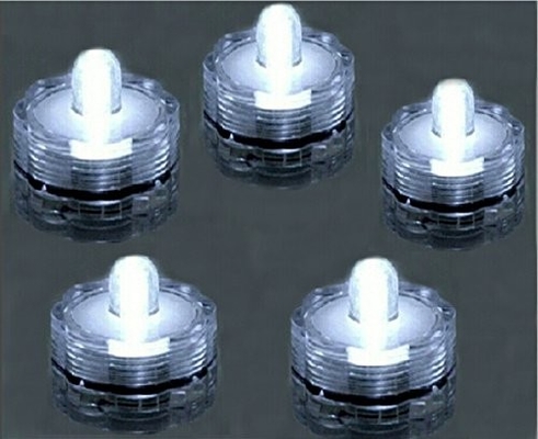 Flora Underwater Led Flickering Tea Light Candles High Safety Cool White