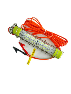 100W Waterproof Led Fishing Lights / 12v Underwater Fishing Lights For Krill Squid