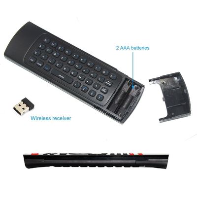telecontrole sem fio do teclado de 2.4G 3D mini com controlo a distância direcional de 360 graus não -