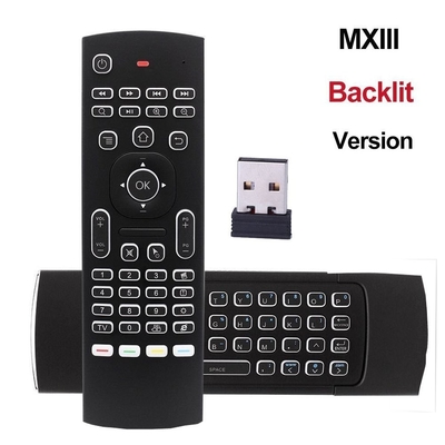 Teclado de controle remoto Backlit multifuncional para a tevê de Google Android/Smart