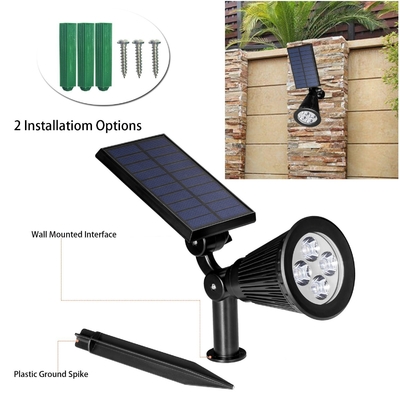 o sensor de movimento exterior posto solar de 5V 2W conduziu a instalação fácil clara para docas
