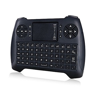 Teclado sem fio apto para a utilização do rato do ar com o sensível alto do Touchpad