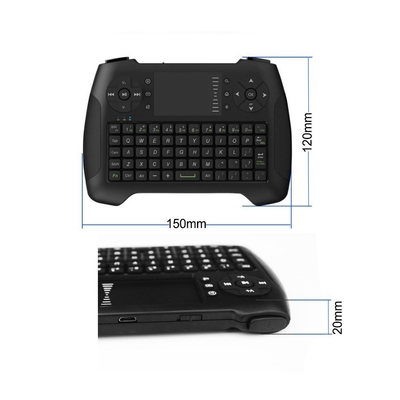 teclado de controle remoto recarregável da distância do controle 10m para a tevê de Smart