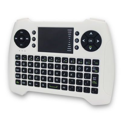 Controlo a distância a pilhas branco para a tevê, teclado sem fio com Touchpad 