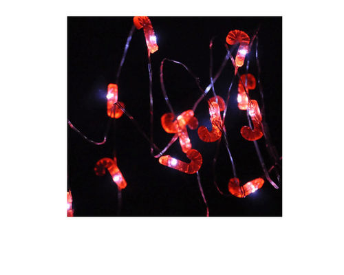 Projeto elegante da luz vermelha da noite do sensor do diodo emissor de luz da muleta 20 para festas de Natal